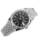 Datejust 41mm Steel White Gold Black Dial Mens Watch m126334-0018