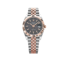 Datejust 41 126331 Rose Gold Stainless Steel Grey Motif Dial Jubilee