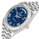 President Day-Date 40mm Blue Dial Platinum Mens Watch 228236