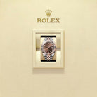 Datejust 41MM 126331 Chocolate Diamond Dial Fluted Bezel Two Tone Rose Gold Jubilee Bracelet