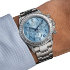 Daytona 40mm Baguette Diamond Bezel IceBlue Arabic Dial 116576TBR-0005