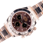 Daytona 40mm Everose Gold Chocolate Dial Mens Watch 126505-0005 New