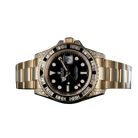 GMT Master II 18k Yellow Gold Diamond Black Sapphire 116758SANR