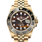 GMT-Master II 40mm Yellow Gold Tiger Iron Dial Jubilee 126718GRNR