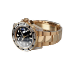 GMT Master II 18k Yellow Gold Diamond Black Sapphire 116758SANR