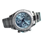 Daytona 40mm Baguette Diamond Bezel IceBlue Arabic Dial 116576TBR-0005