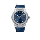 Classic Fusion Blue Titanium 42mm Diamond Benzel 542.NX.7170.LR.1104