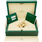 Daytona 40mm Green Dial 18K Yellow Gold Baguette Diamond Bezel Watch 116568BR (Super Clone)