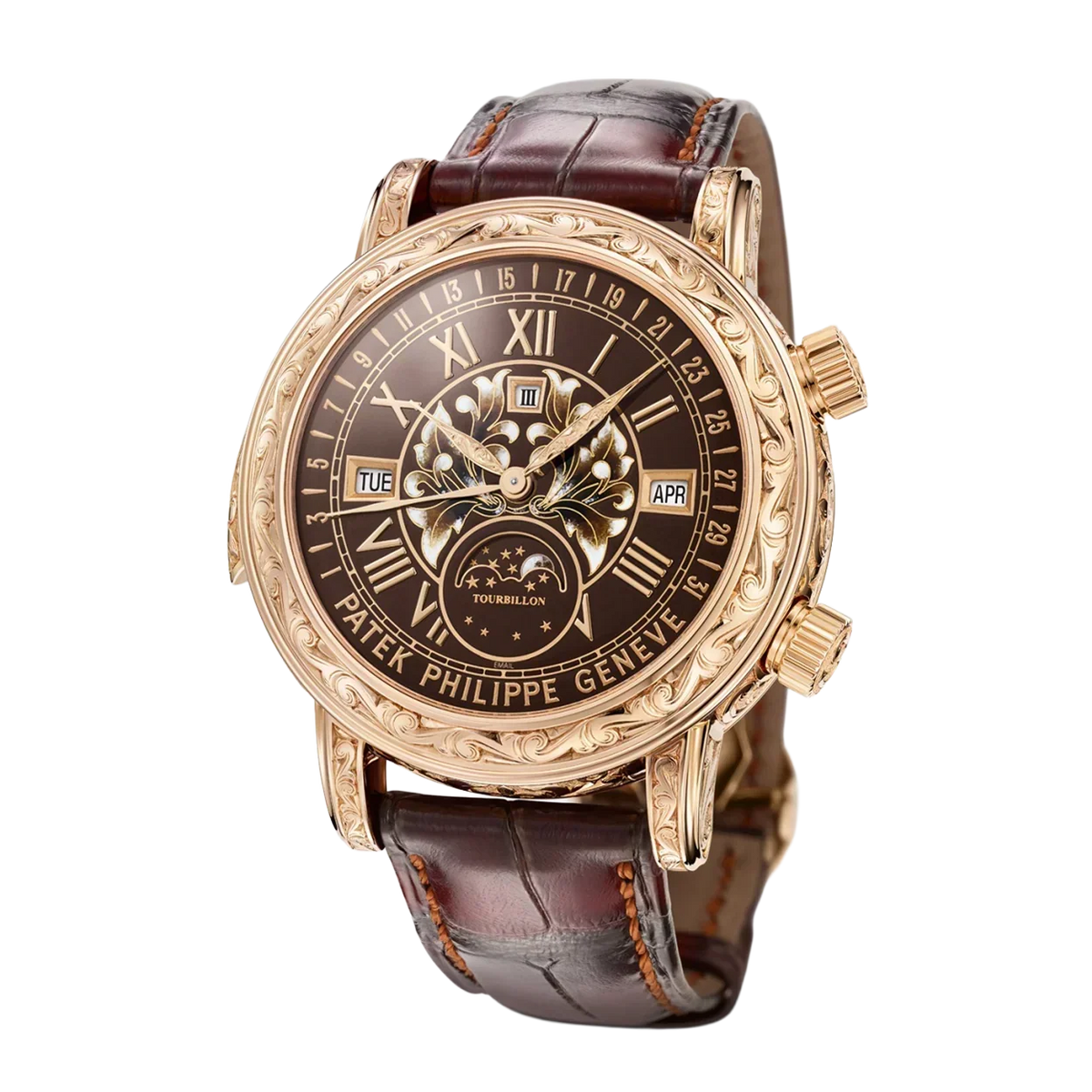 Grand Complications 44mm 6002R-001 Skymoon Tourbillon Rose Gold