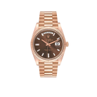 President Day-Date 40mm Rose Gold Chocolate Diamond Watch 228235