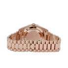 Day-Date 40 228345 Rose Gold Black Dial Diamond Bezel