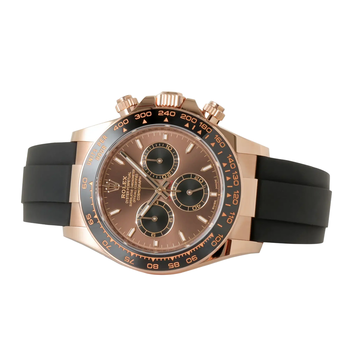 Daytona 40mm Oyster Perpetual Everose Gold Chocolate Dial M126515LN-0010