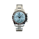 Daytona 40mm 116506 Platinum Ice Blue Diamond Baguette Dial