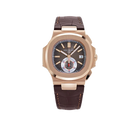 Nautilus 40mm 5980R-001 Chronograph Rose Gold Brown Dial