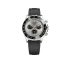 Daytona 40mm 116519 White Gold Steel Index Black Oysterflex Rubber Strap (Super Clone)