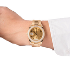 Day-Date 40 228348RBR Yellow Gold Diamond Bezel Champagne Roman Dial