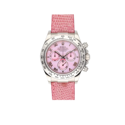 Cosmograph Daytona Beach 40mm 116519 White Gold Pink Mother of Pearl Dial