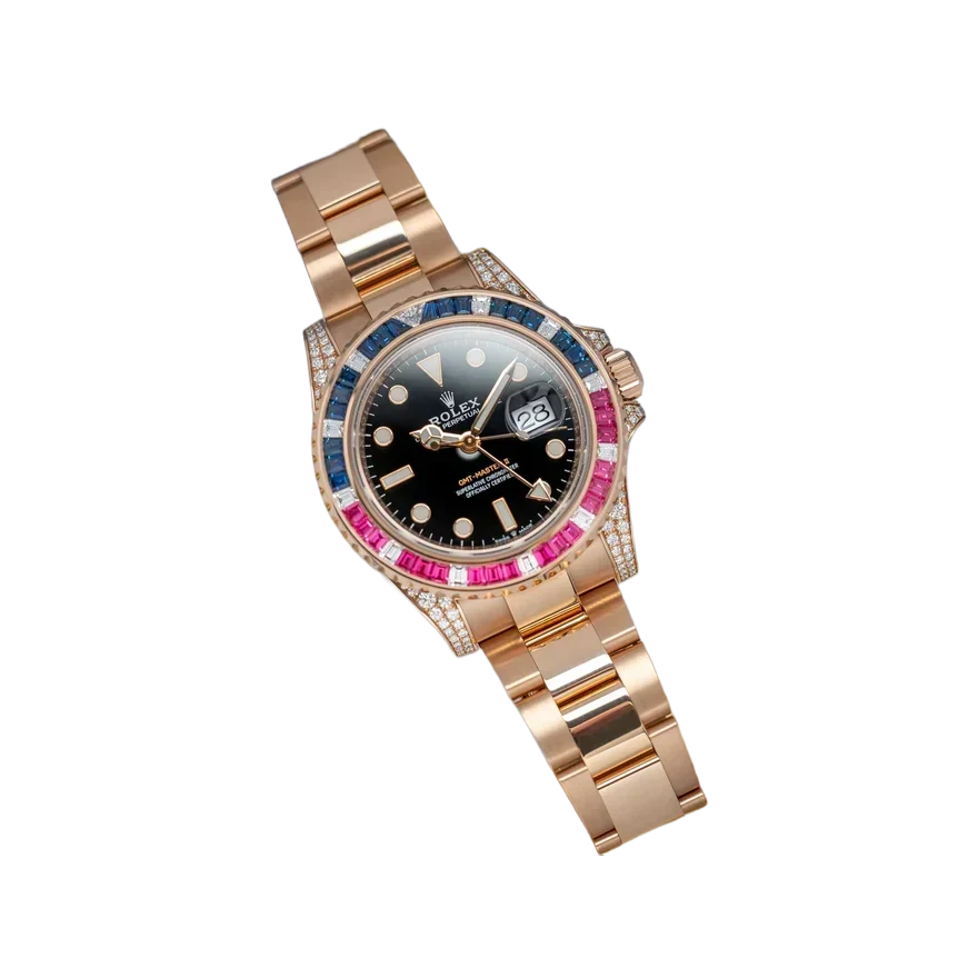 GMT-Master II 40mm Everose Diamond 126755SARU