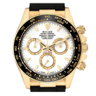 Daytona 40mm Yellow Gold White Dial Mens Watch 126518