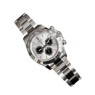 Daytona 40 mm White Gold Silver Dial Mens Watch M126509-0003