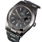 Datejust 41 mm Stainless Steel Slate Dial Oyster M126334-0013 New
