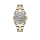 Oyster Perpetual 34mm Steel Yellow Gold Slate Dial Mens Watch 14203