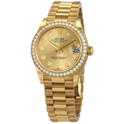 Datejust Oyster 31 mm Yellow Gold and Diamonds 278288RBR-0005