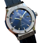 Classic Fusion Blue Titanium 42mm Diamond Benzel 542.NX.7170.LR.1104
