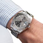 Datejust 41 mm Stainless Steel Slate Dial Oyster M126334-0013 New