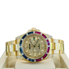 GMT-Master II 40mm Yellow Gold Pepsi Bezel Diamond Set Watch 116718LN