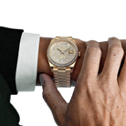 Day-Date 40 228348RBR Yellow Gold Diamond Dial Diamond Bezel