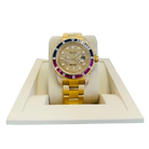 GMT-Master II 40mm Yellow Gold Pepsi Bezel Diamond Set Watch 116718LN