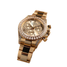 Daytona 18K Yellow Gold Gold Sundust Dial Diamond Bezel Oyster Bracelet 40 mm 126598TBR
