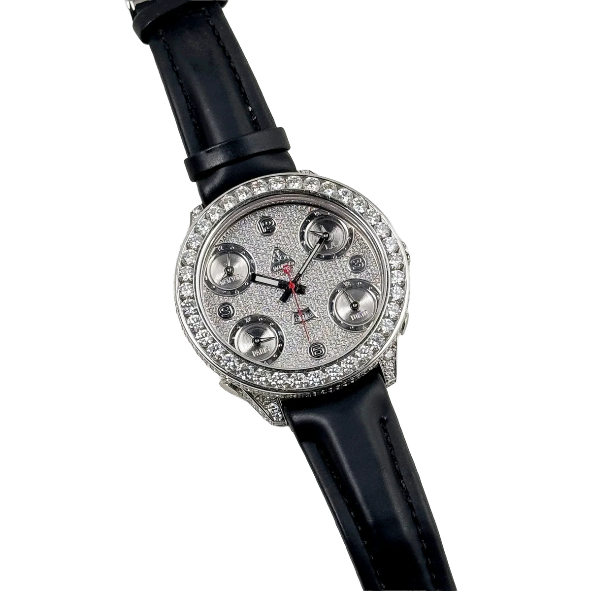 Five Time Zone Steel Diamond 40mm JCM-30