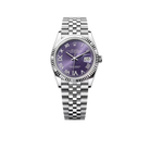 Datejust 36mm Steel and White Gold Purple VI & IX 126234
