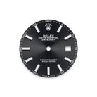 Datejust 41mm Steel White Gold Black Dial Mens Watch m126334-0018