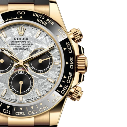 Daytona 40mm Oyster Perpetual Yellow Gold with Meteorite and Black Dial M126518LN-0016