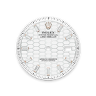Land-Dweller Oyster 40mm Everosegold & Diamonds Intense White Honeycomb Motif Dial  127385TBR-0003
