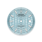 Land-Dweller Oyster 40mm Platinum & Diamonds Ice Blue Honeycomb Motif Dial M127386TBR-0001