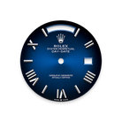 Day-date Oyster Perpetual 40mm White Gold Blue Ombré Dial, Fluted bezel M228239-0076