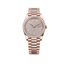 Day-Date 40 228345RBR Rose Gold Diamond Dial Diamond Bezel New 228345rbr-0002