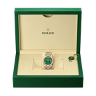 Day-Date 40 Yellow Gold Green Roman Numeral Dial Diamond Bezel M228348RBR-0040