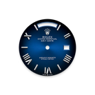 Day-date Oyster Perpetual 40mm White Gold Blue Ombré Dial, Diamond-set bezel M228349RBR-0045