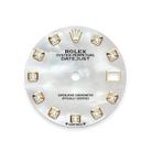 Lady-Datejust 28mm 279383RBR-0019 Oystersteel Mother of Pearl Diamond Dial Diamond Bezel Jubilee