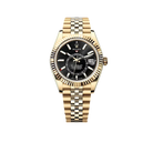 Sky-Dweller 42mm Oyster Yellow Gold 336938 Bright Black