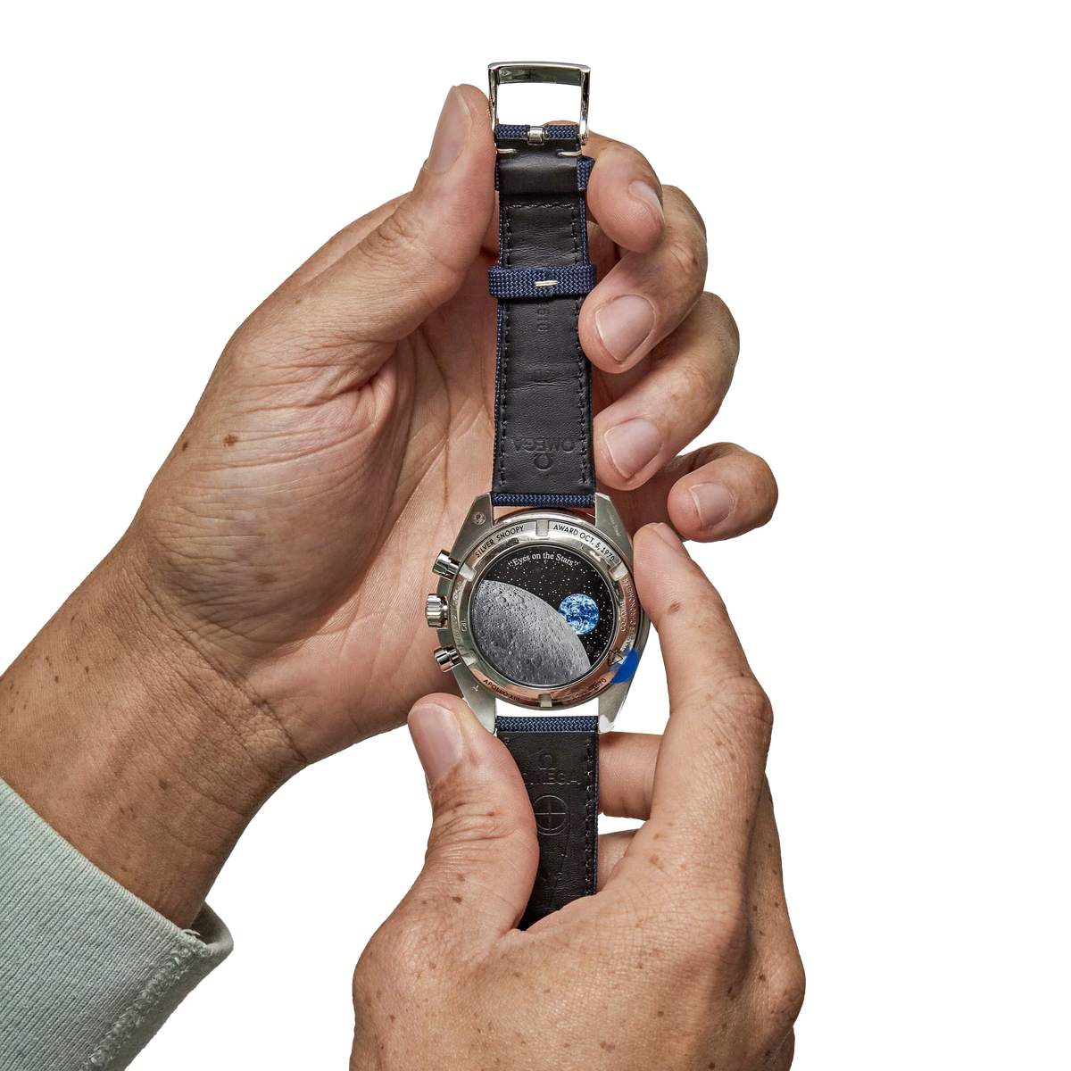 Speedmaster 42mm Silver Snoopy Award 50th Anniversary