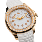 Aquanaut Luce 39mm 5268/200R-001 Rose Gold White Dial Diamond Bezel