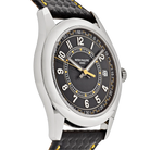 Calatrava 40mm 6007G-001 White Gold Black Dial Yellow Accents