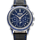Grand Complications 41mm 5271/11P-010 Perpetual Calendar Chronograph Platinum Baguette Sapphires