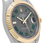 Datejust 41mm Yellow Gold Stainless Steel Wimbledon Slate Dial Oyster 126333